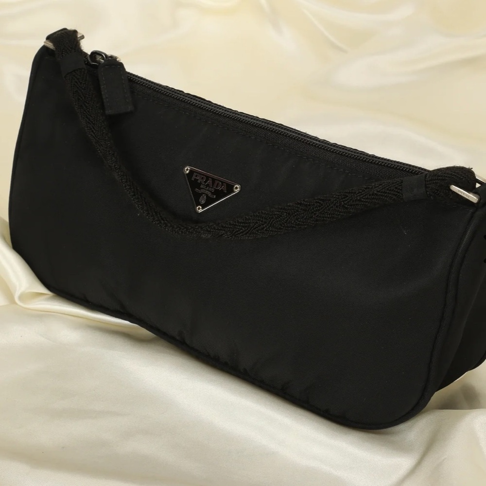 PRADA Nylon Tesutto Pochette Mini Bag